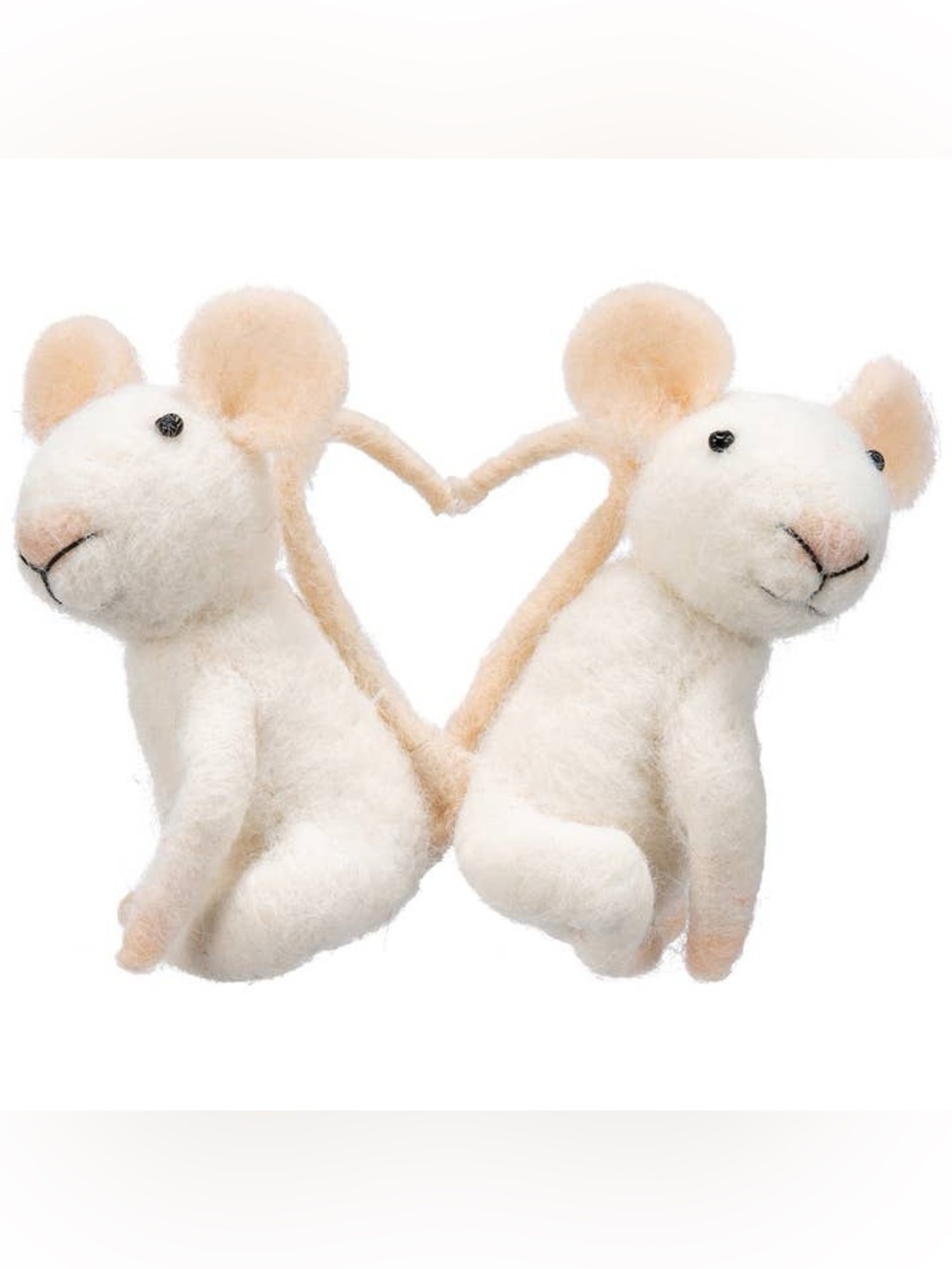 Mouse Tail Heart Critter Primitives by Kathy